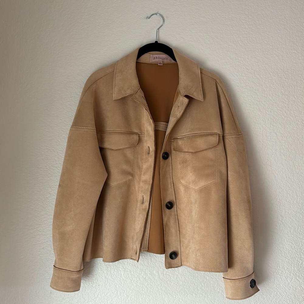 Philosophy Tan Jacket